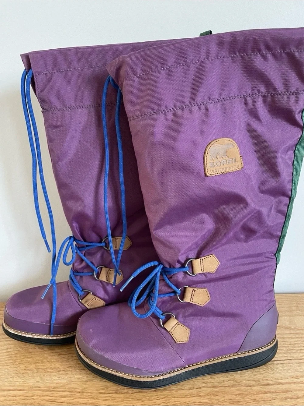 Sorel Purple Waterproof Winter Boots Size 7.5